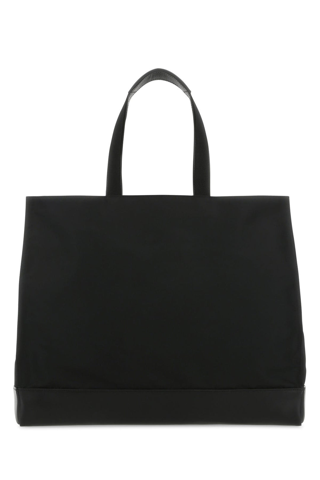 Black fabric shopping bag