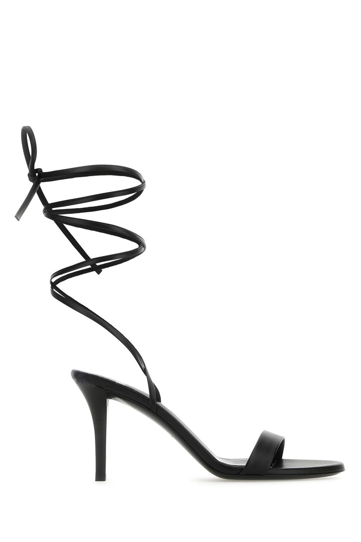 Black leather Maud sandals