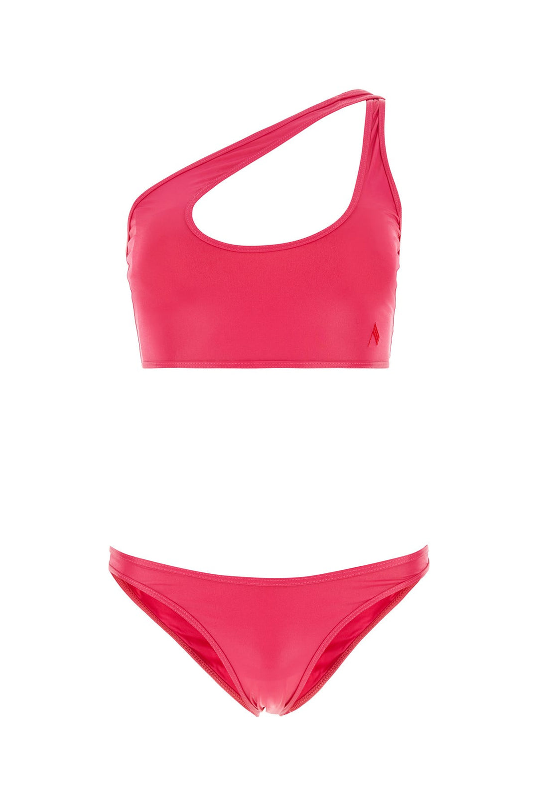 Fuchsia stretch nylon bikini