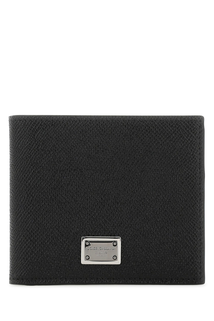 Black leather wallet