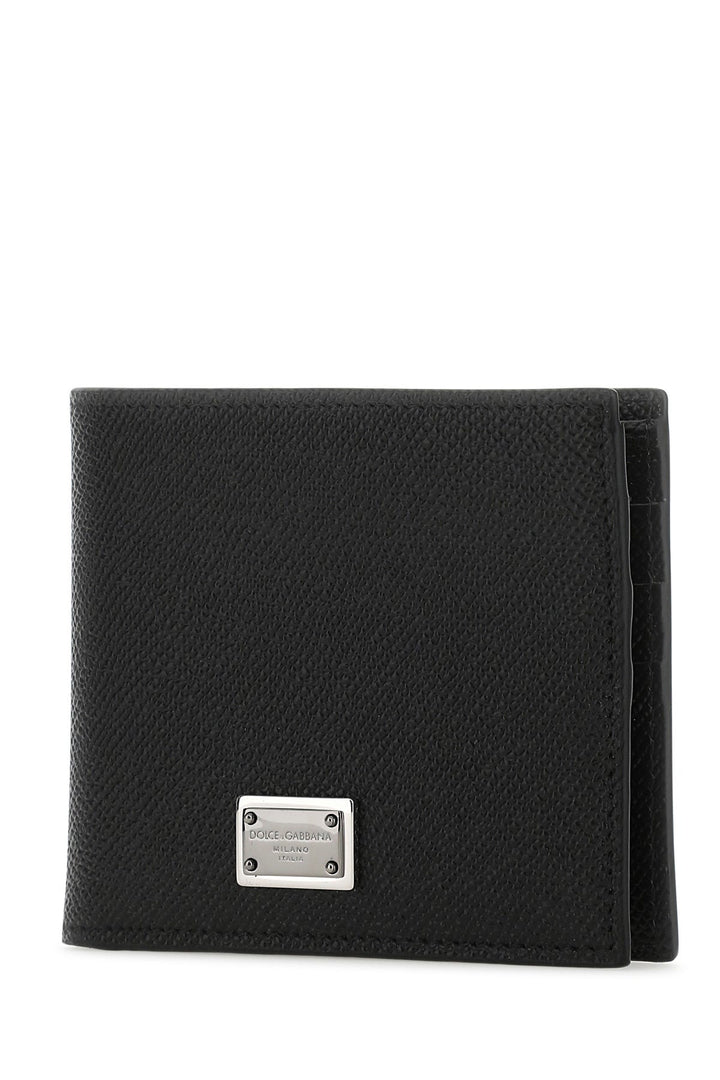 Black leather wallet