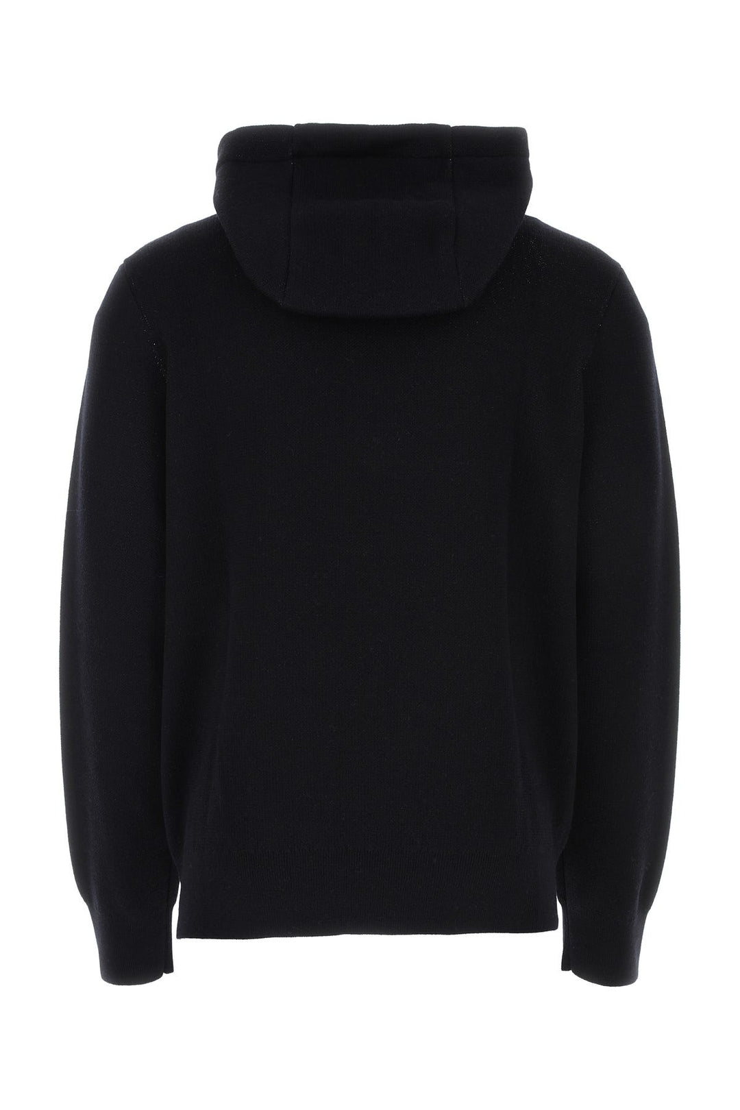 Midnight blue cotton blend sweatshirt