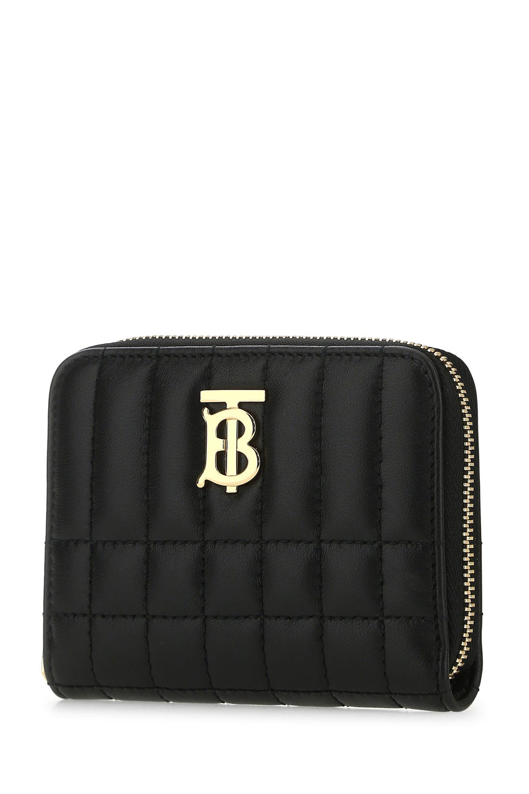 Black nappa leather coin case