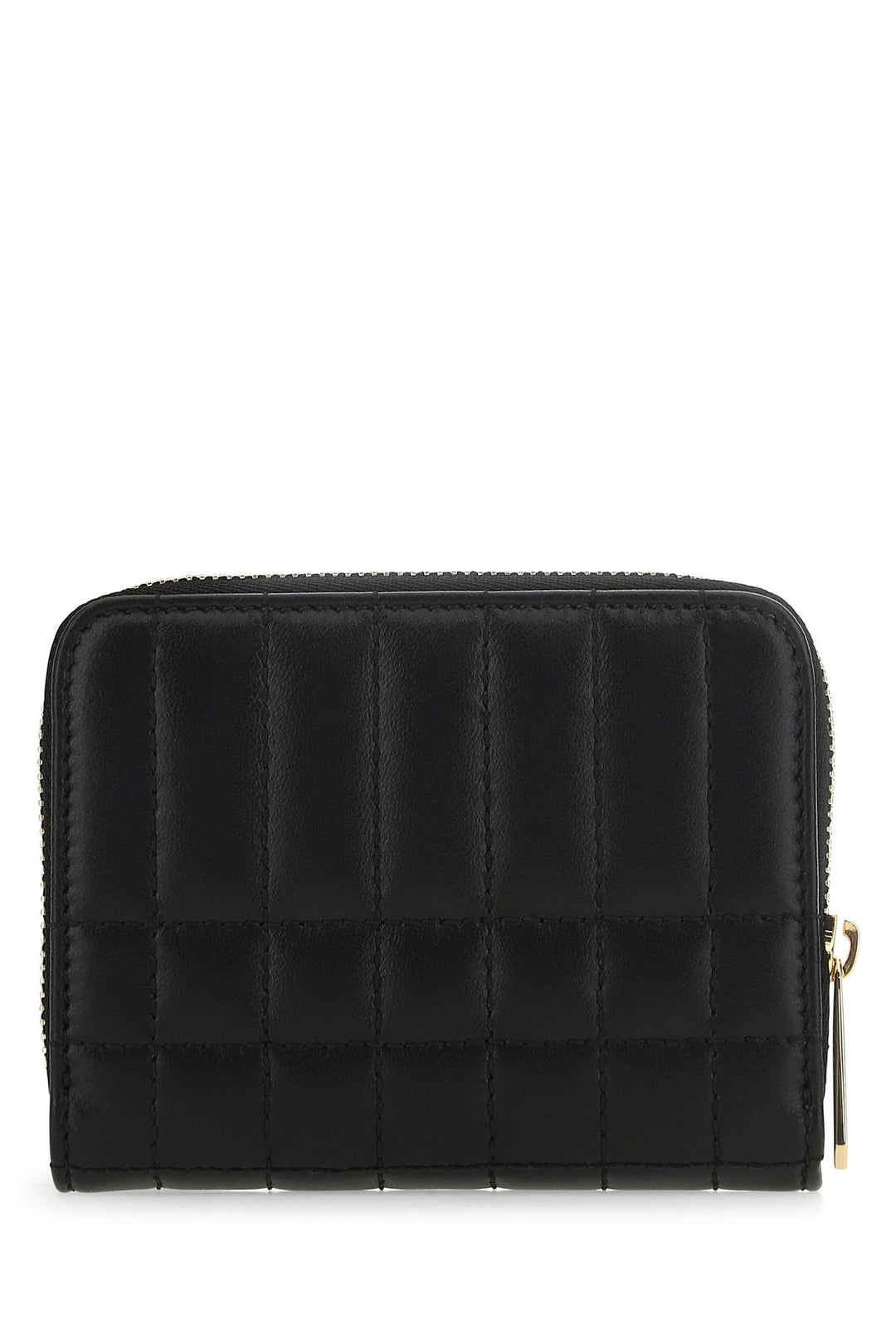 Black nappa leather coin case