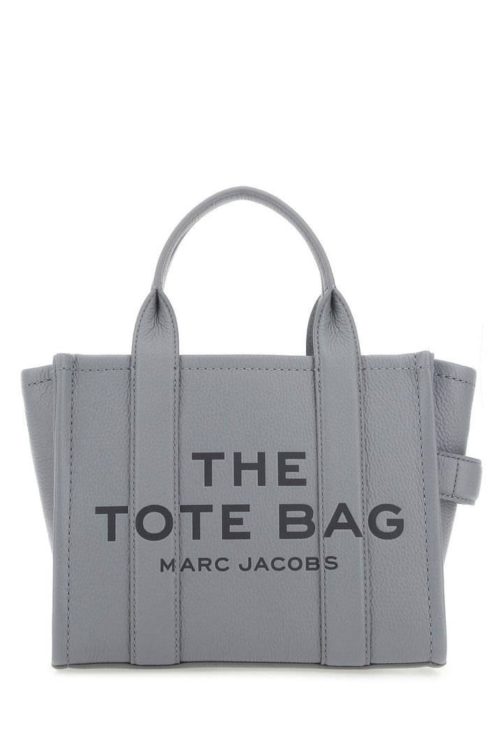 Grey leather mini The Tote Bag handbag