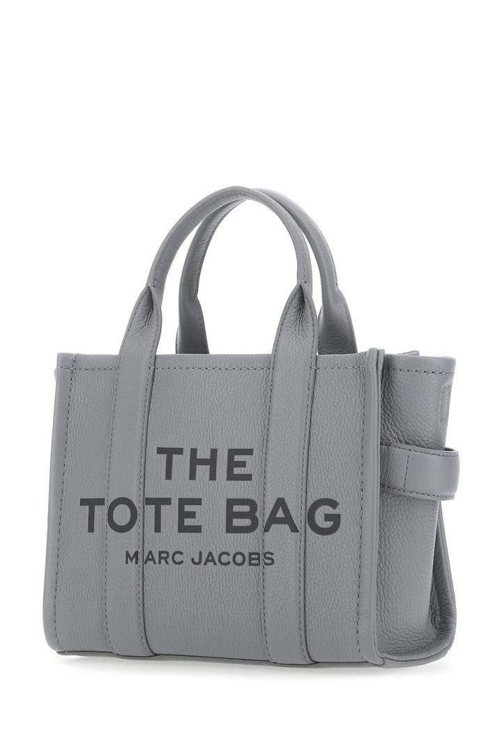 Grey leather mini The Tote Bag handbag