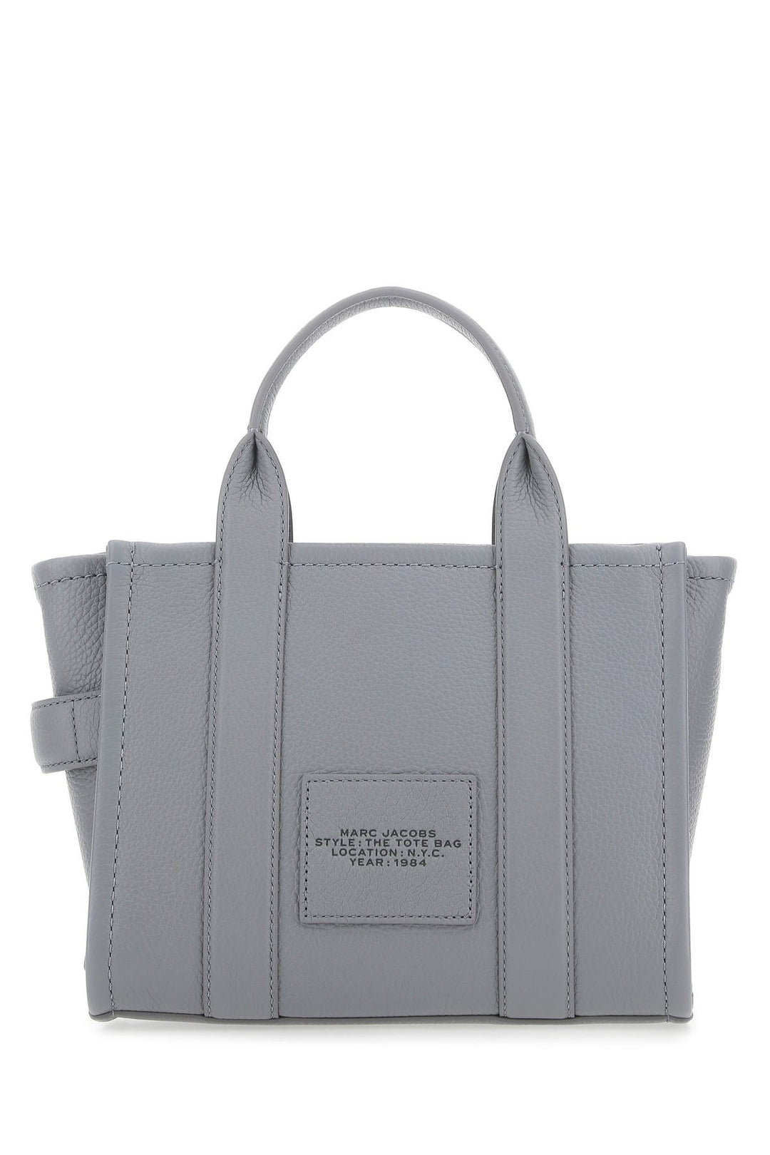 Grey leather mini The Tote Bag handbag