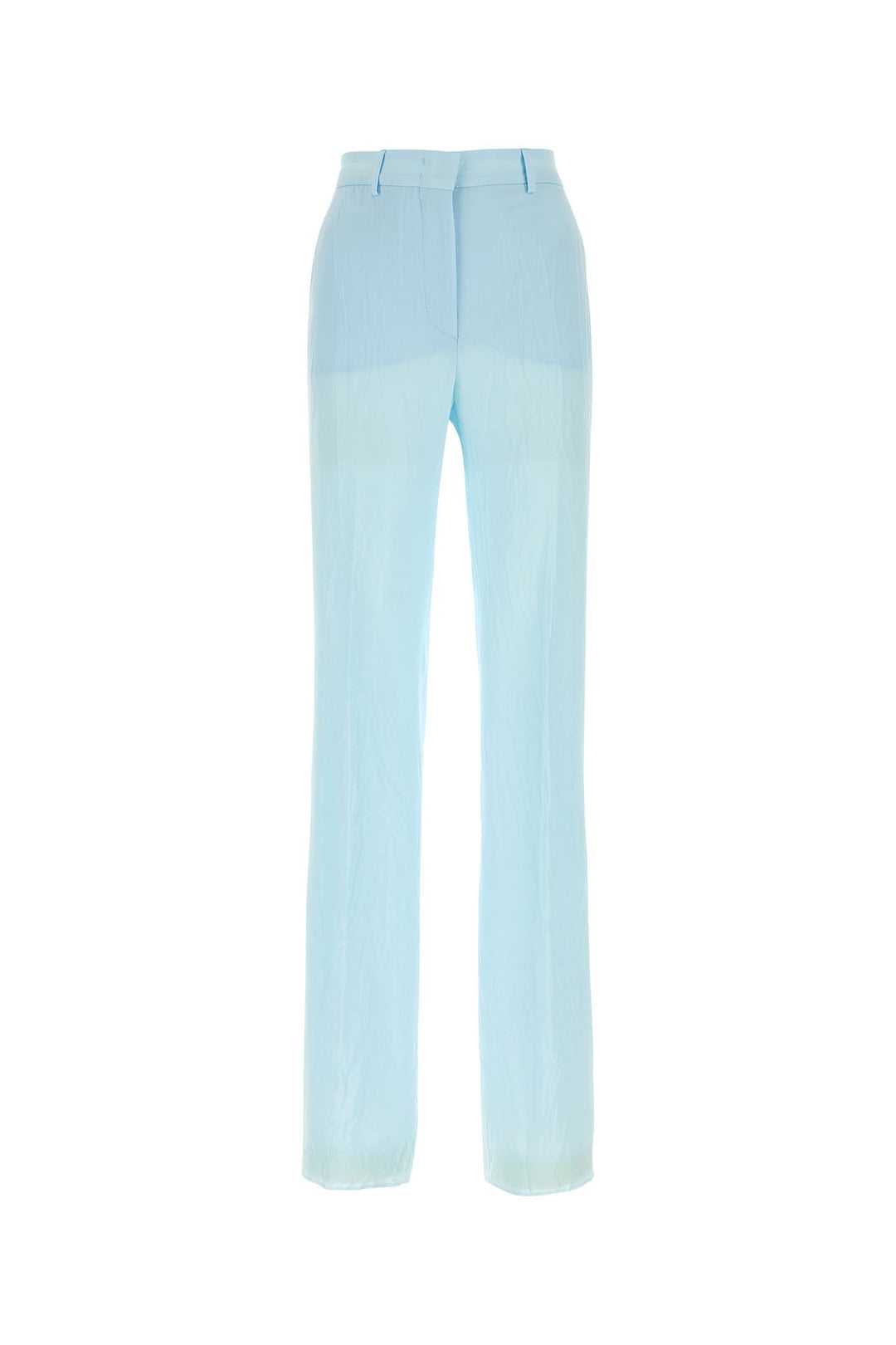 Pastel light-blue viscose Persia pant