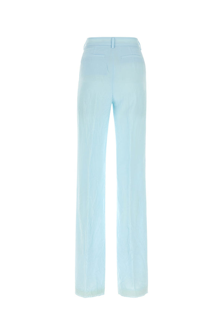 Pastel light-blue viscose Persia pant