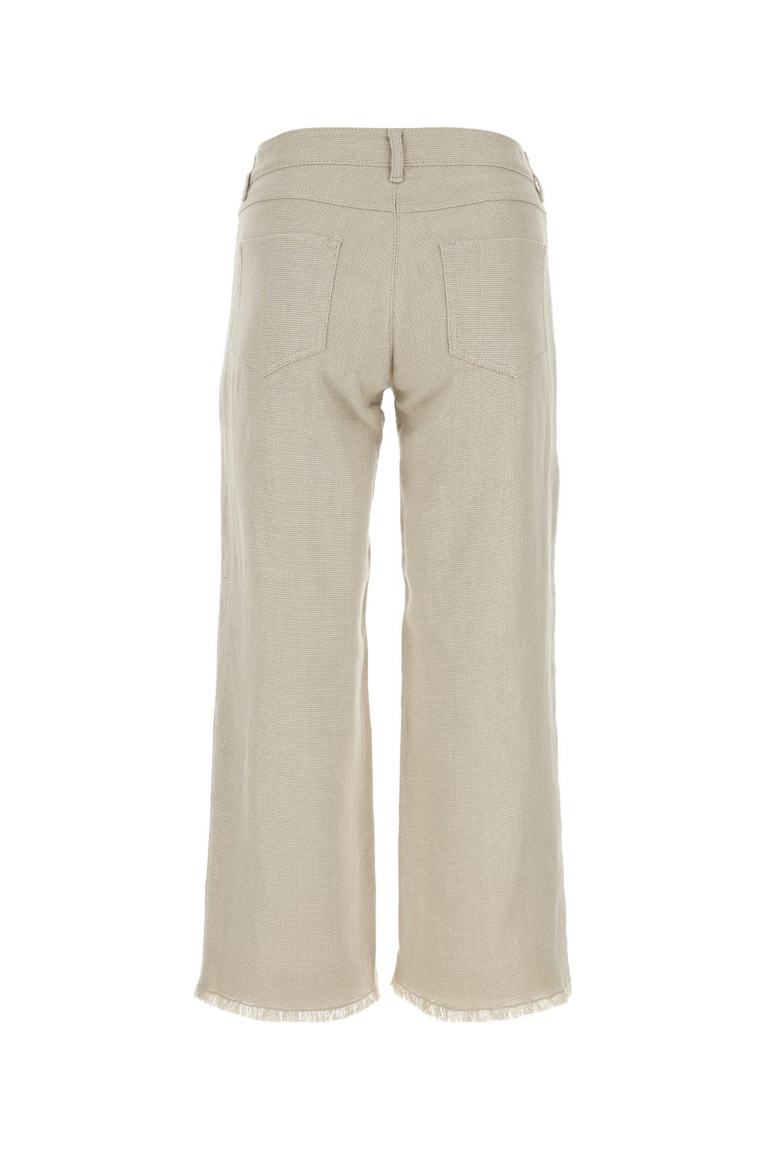 Sand linen blend Cervia pant