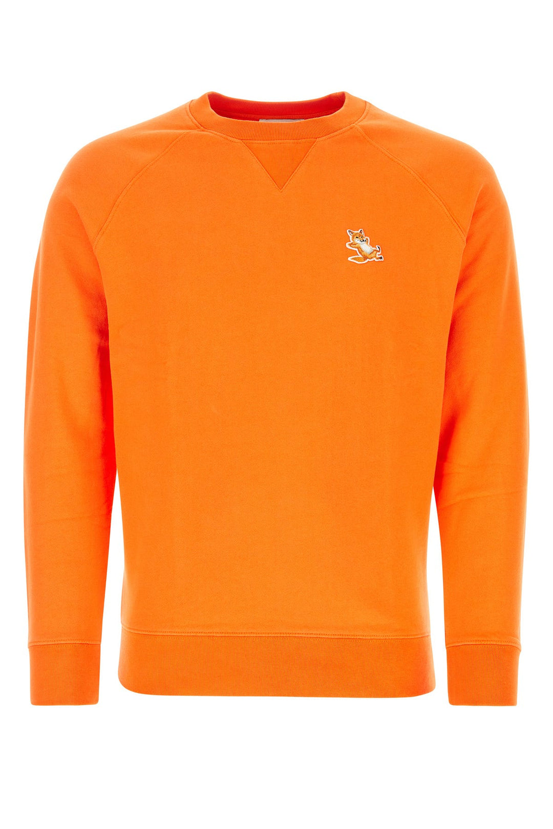 Orange cotton sweatshirt