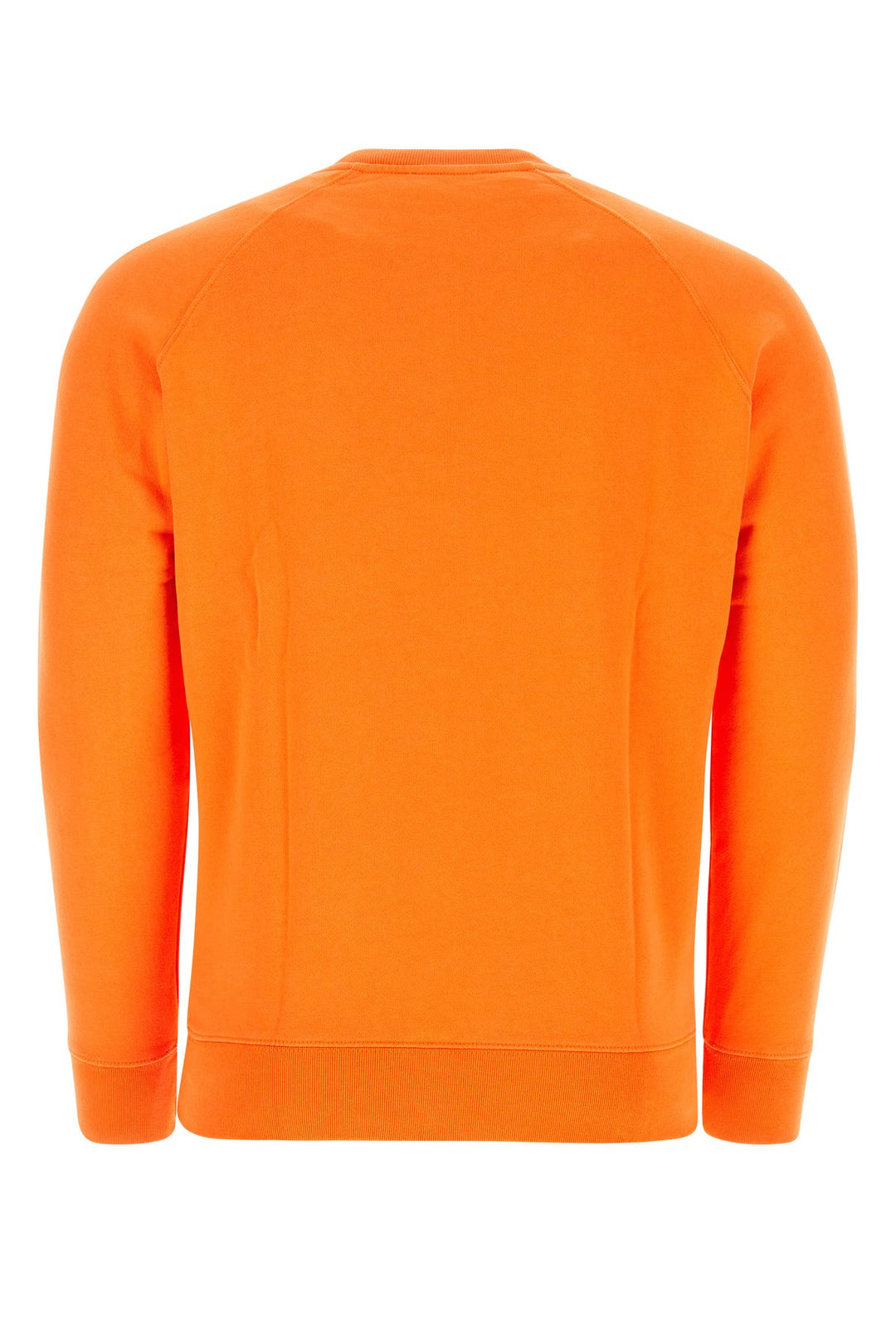 Orange cotton sweatshirt