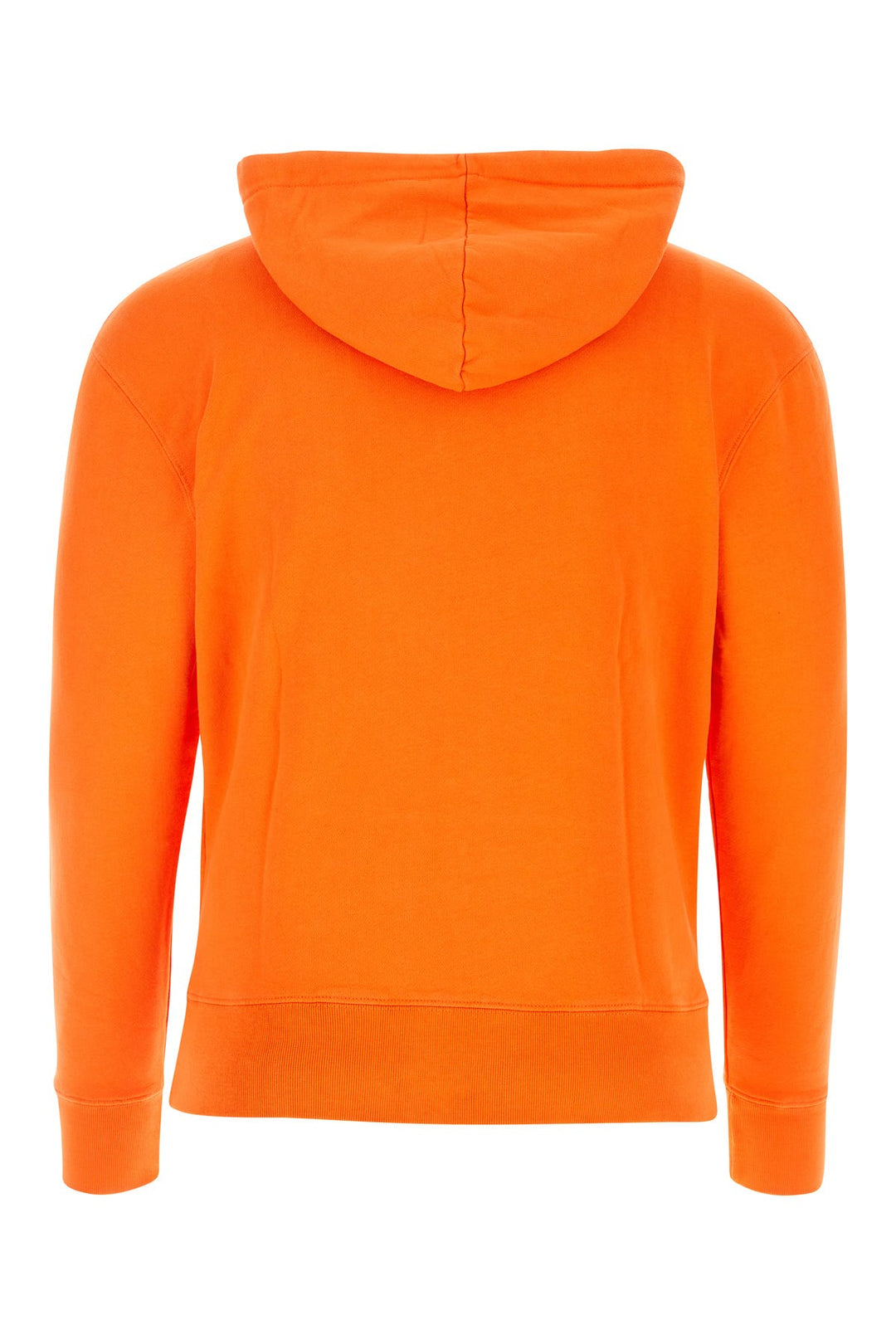 Orange cotton sweatshirt