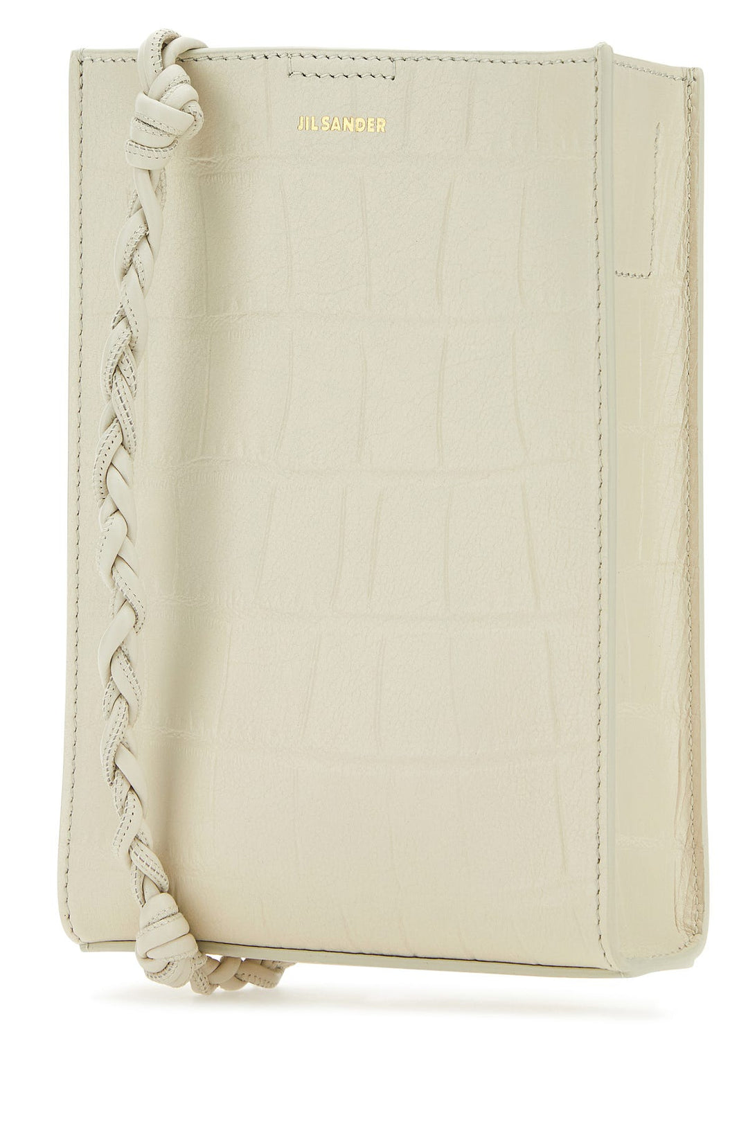 Ivory leather shoulder bag