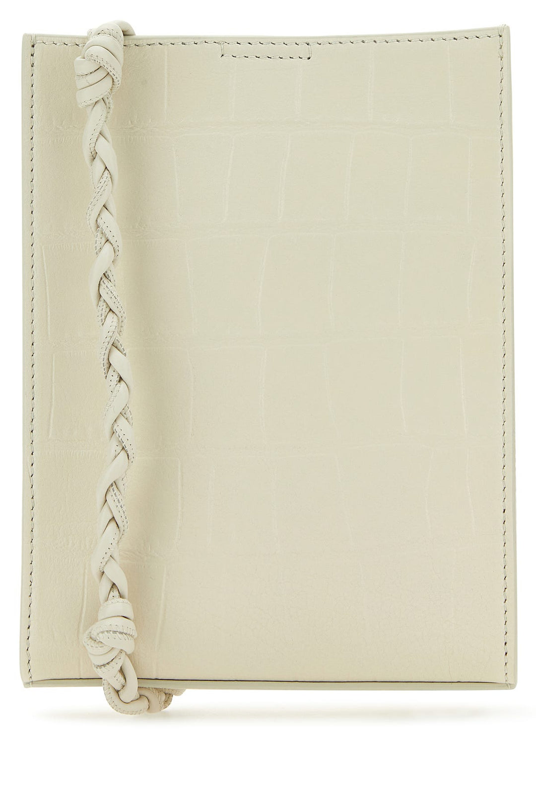 Ivory leather shoulder bag