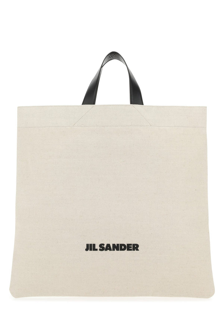 Sand canvas shopping bag