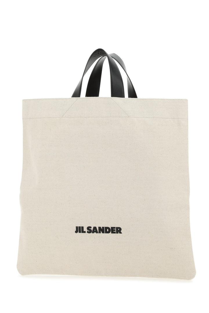 Sand canvas shopping bag