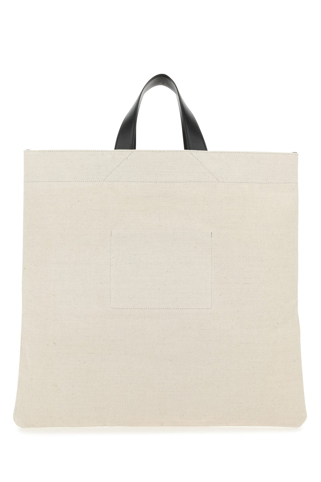 Sand canvas shopping bag