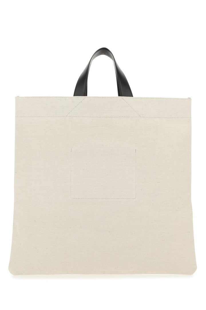 Sand canvas shopping bag