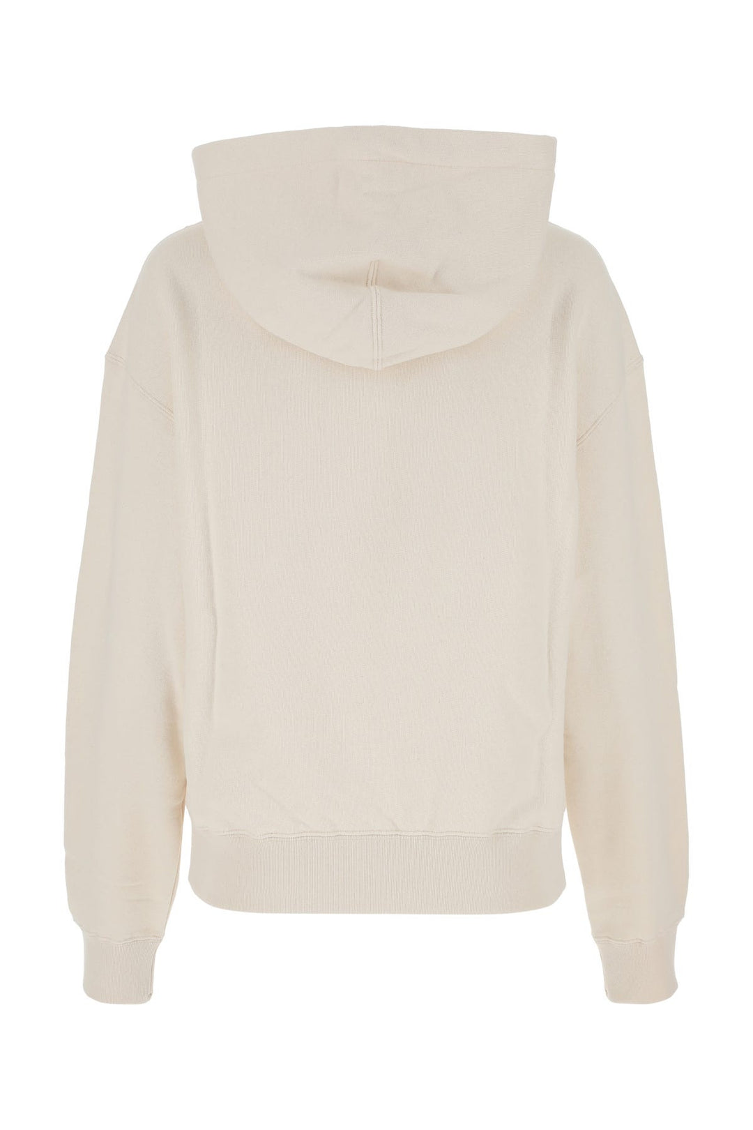 Cream cotton oversize sweatshirt