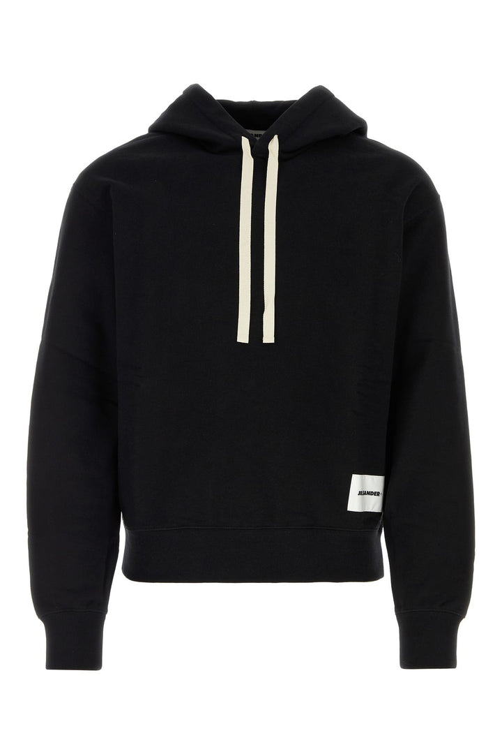 Black cotton sweatshirt