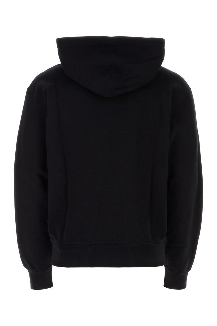 Black cotton sweatshirt