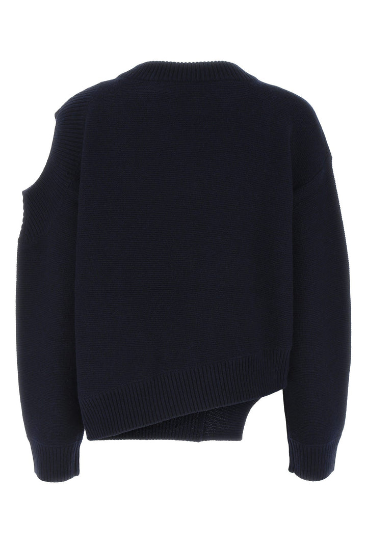 Dark blue cashmere blend sweater