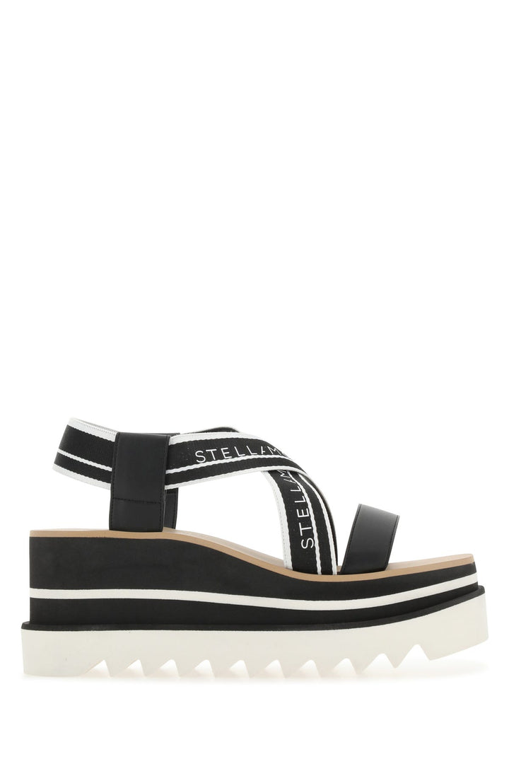 Two-tone fabric Sneak Elyse sandals