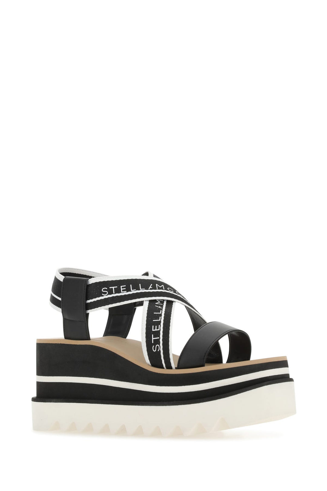 Two-tone fabric Sneak Elyse sandals