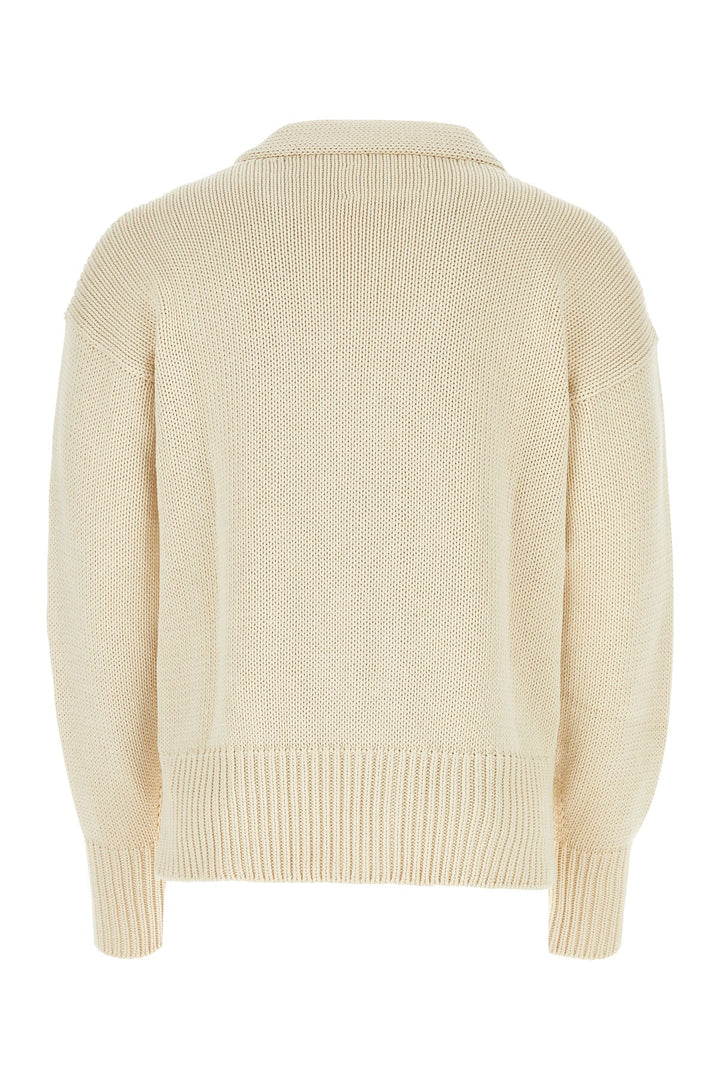 Ivory cotton cardigan