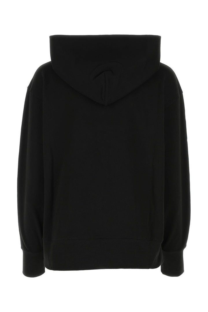 Black cotton sweatshirt