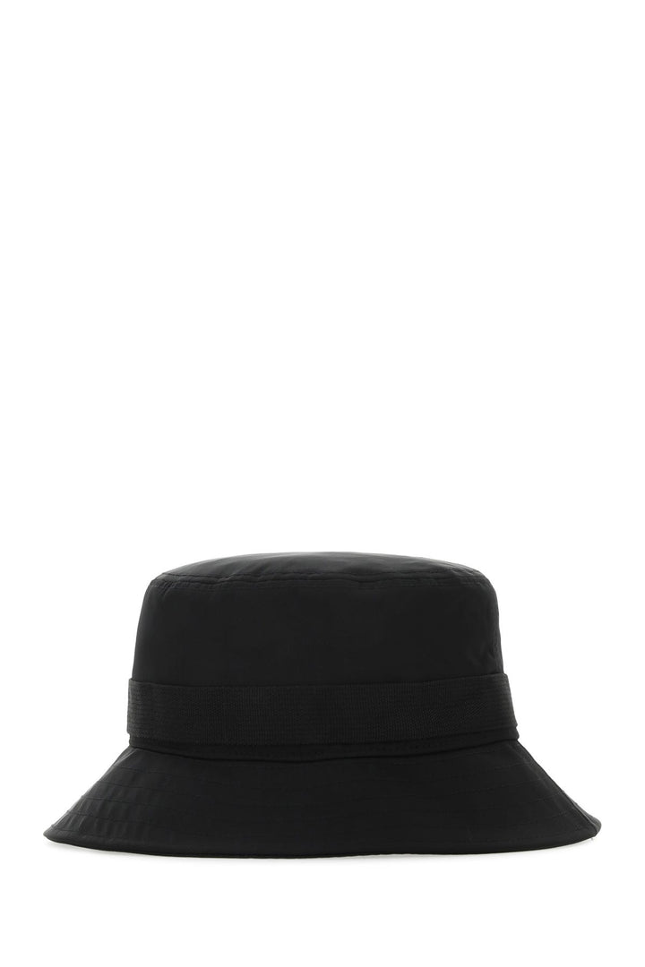 Black polyester blend Jungle hat