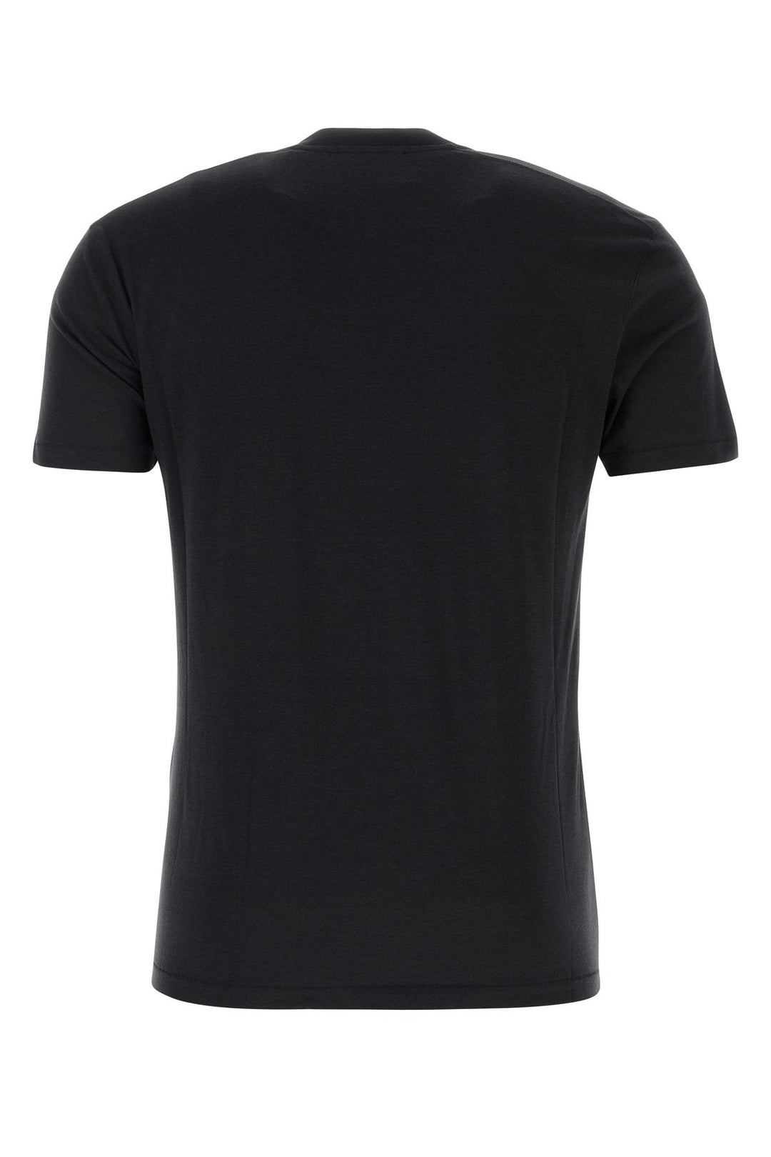 Black lyocell blend t-shirt