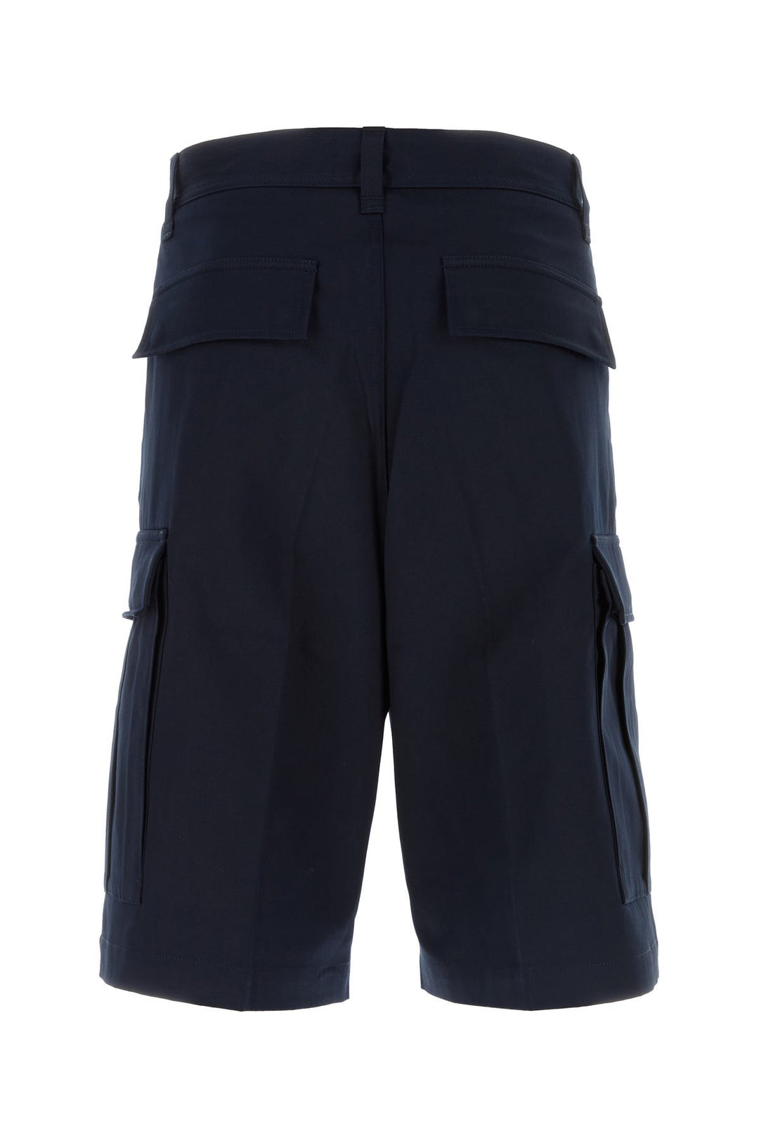 Midnight blue cotton bermuda shorts