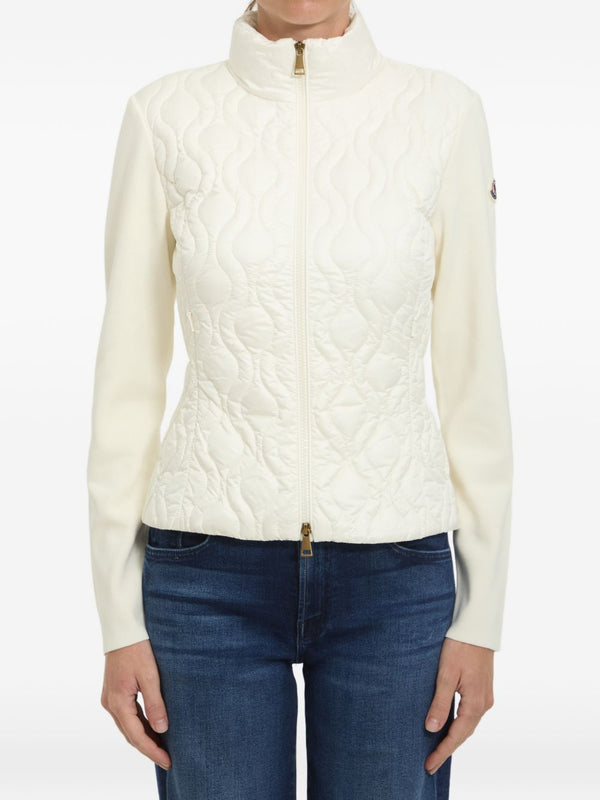 Wool And Nylon Padded Cardigan