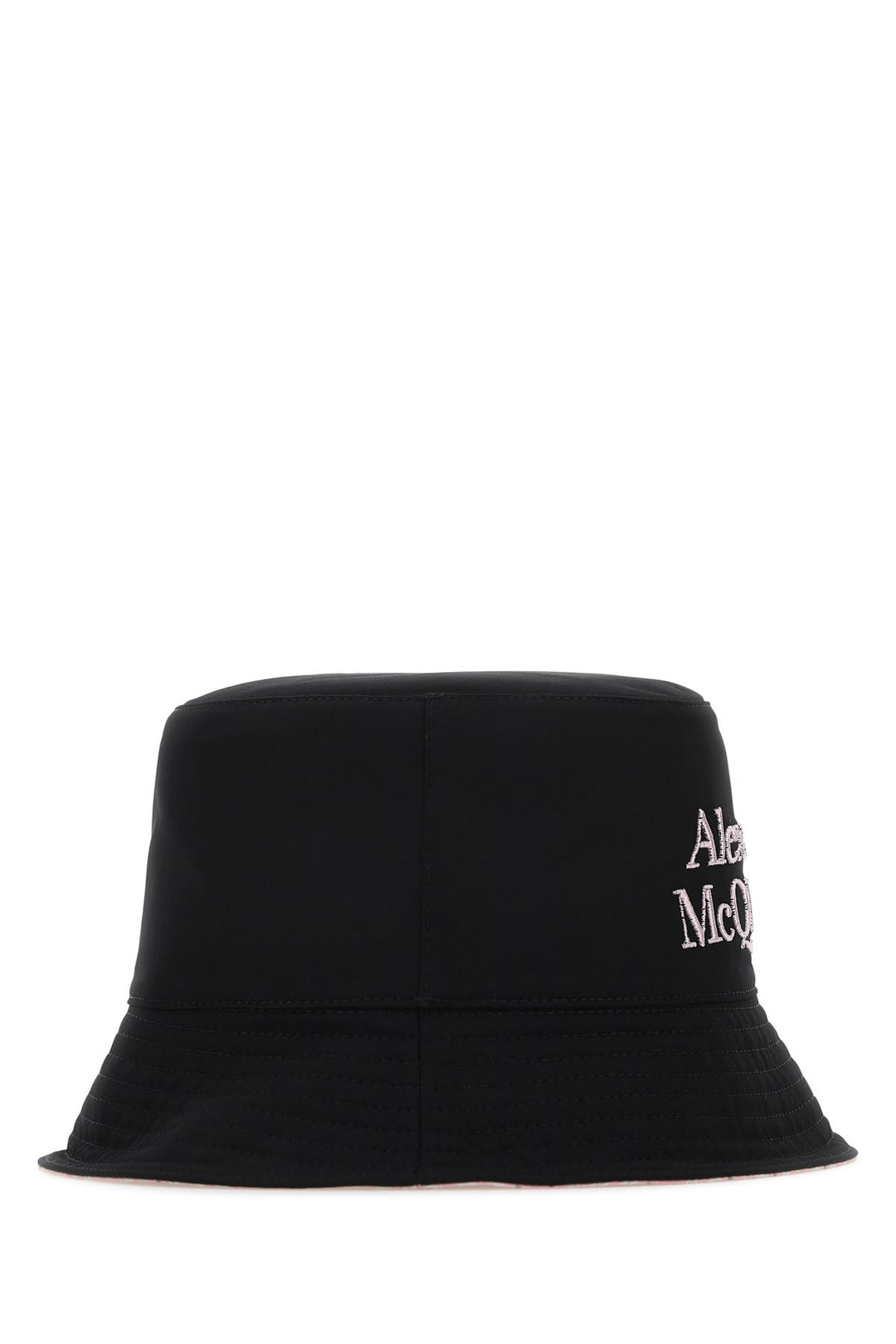 Black nylon reversible hat