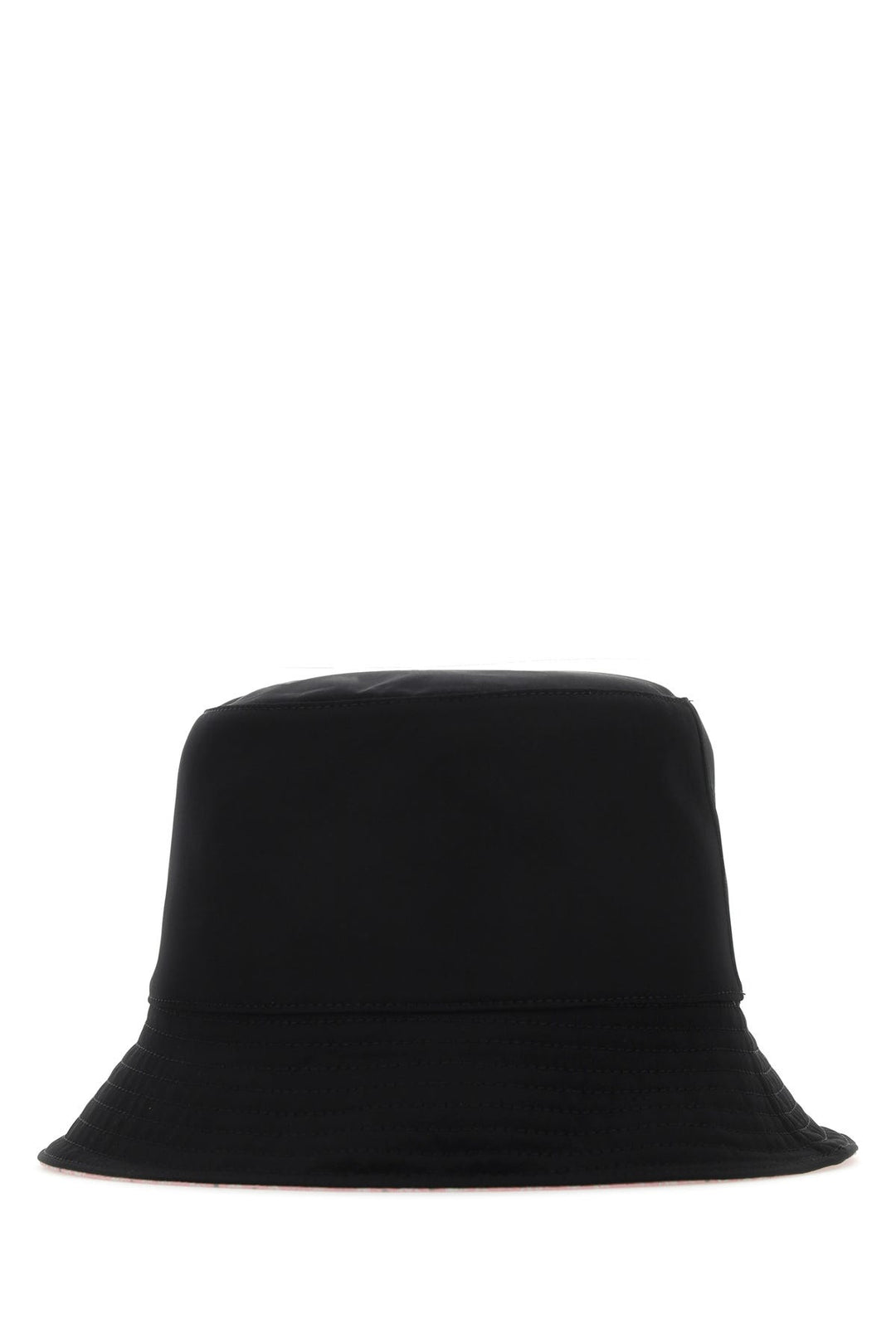 Black nylon reversible hat