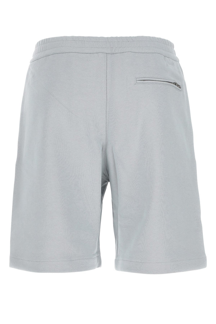 Grey cotton bermuda shorts