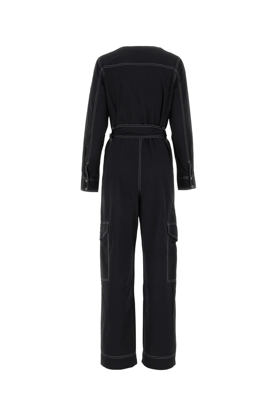 Black cotton jumpsuit