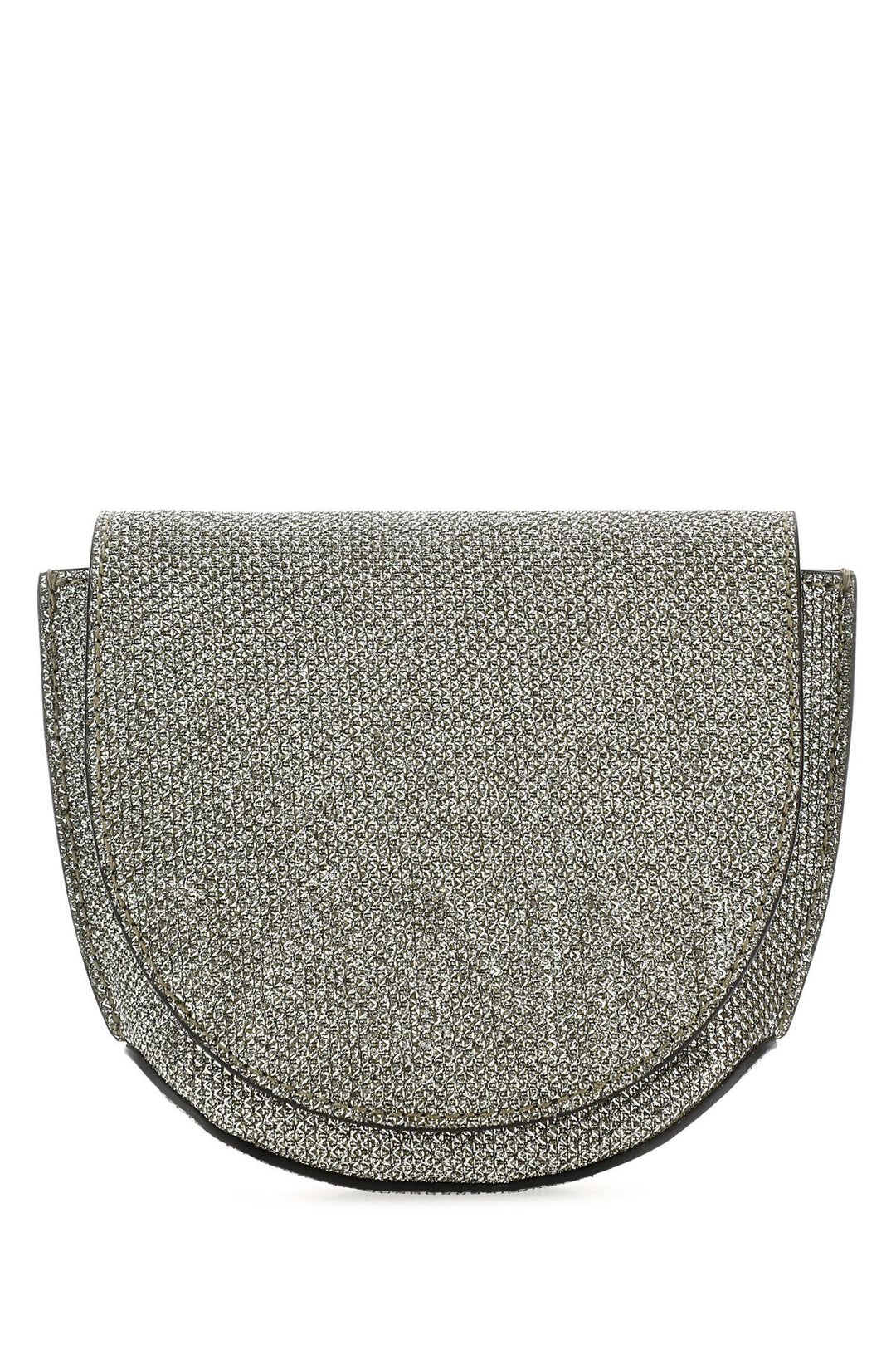 Silver polyester nano Banner crossbody bag