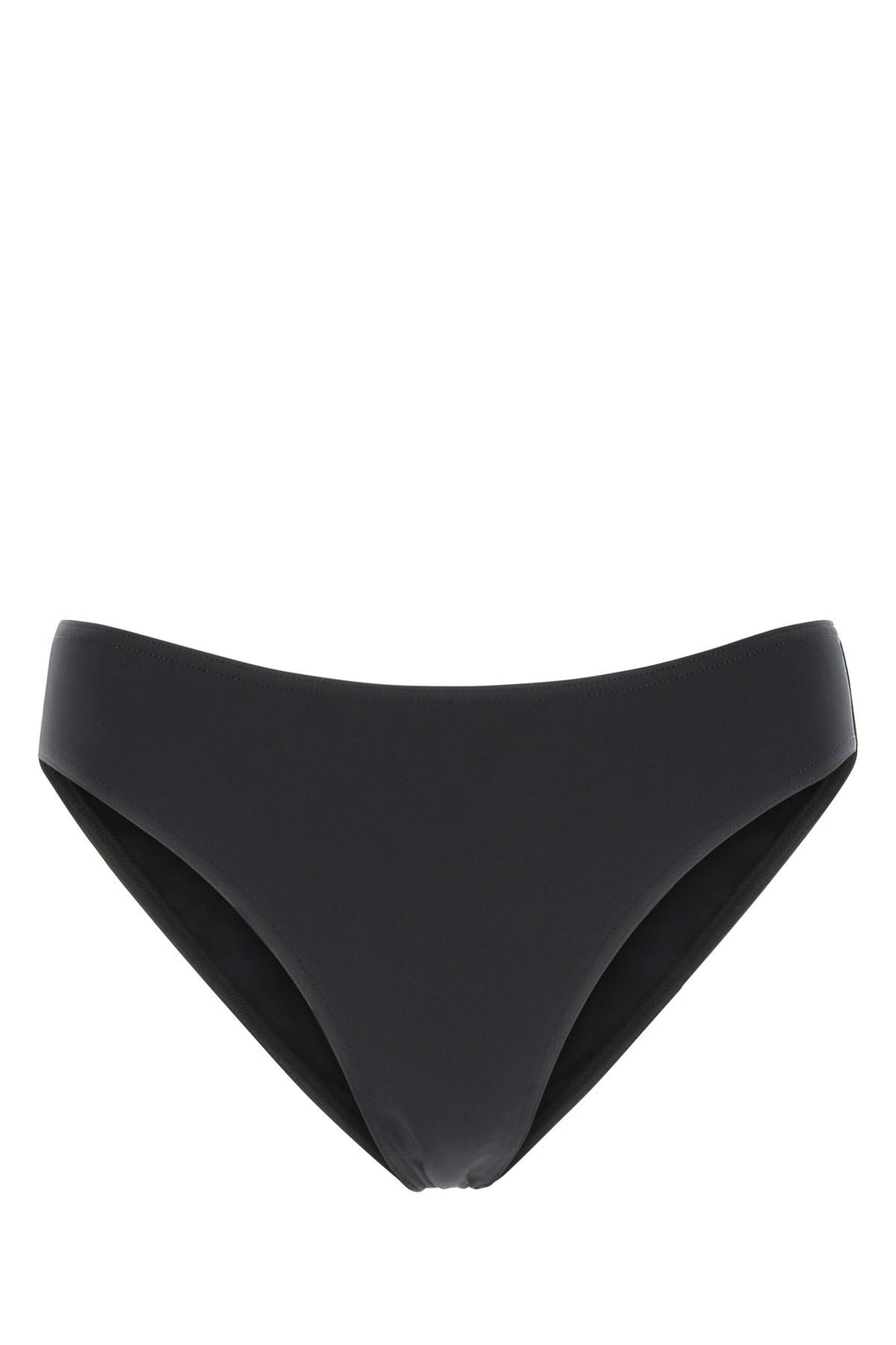 Black stretch nylon bikini bottom