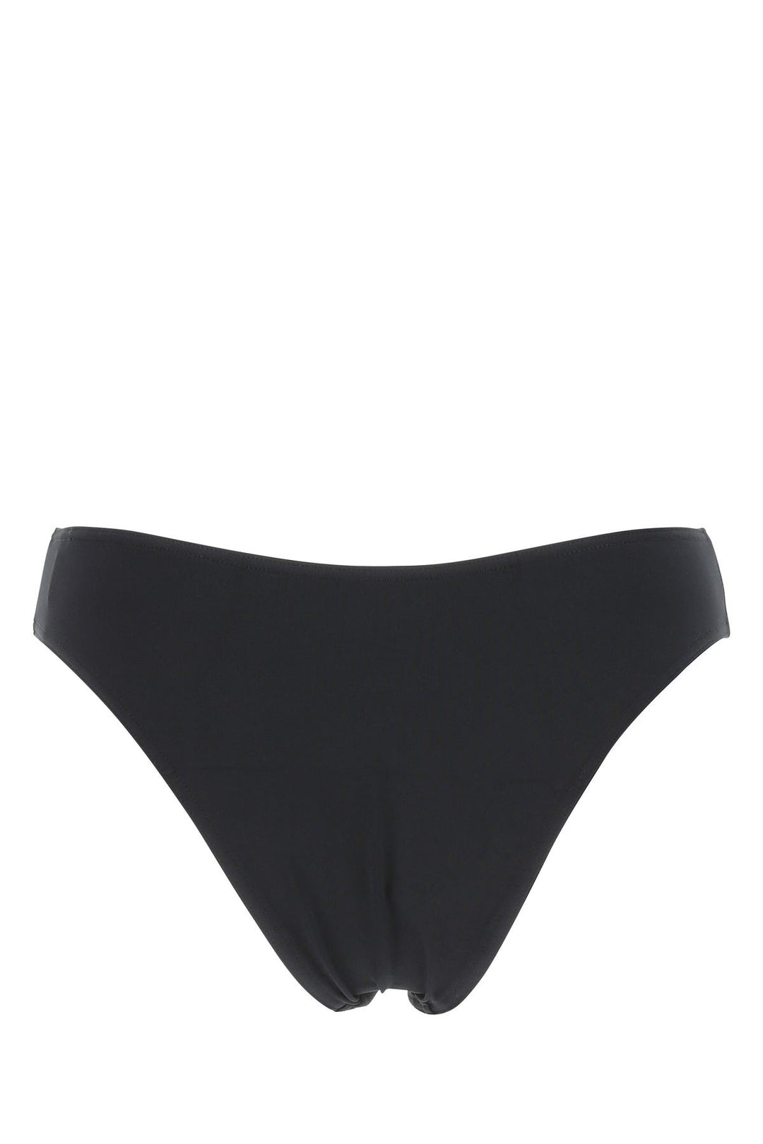 Black stretch nylon bikini bottom