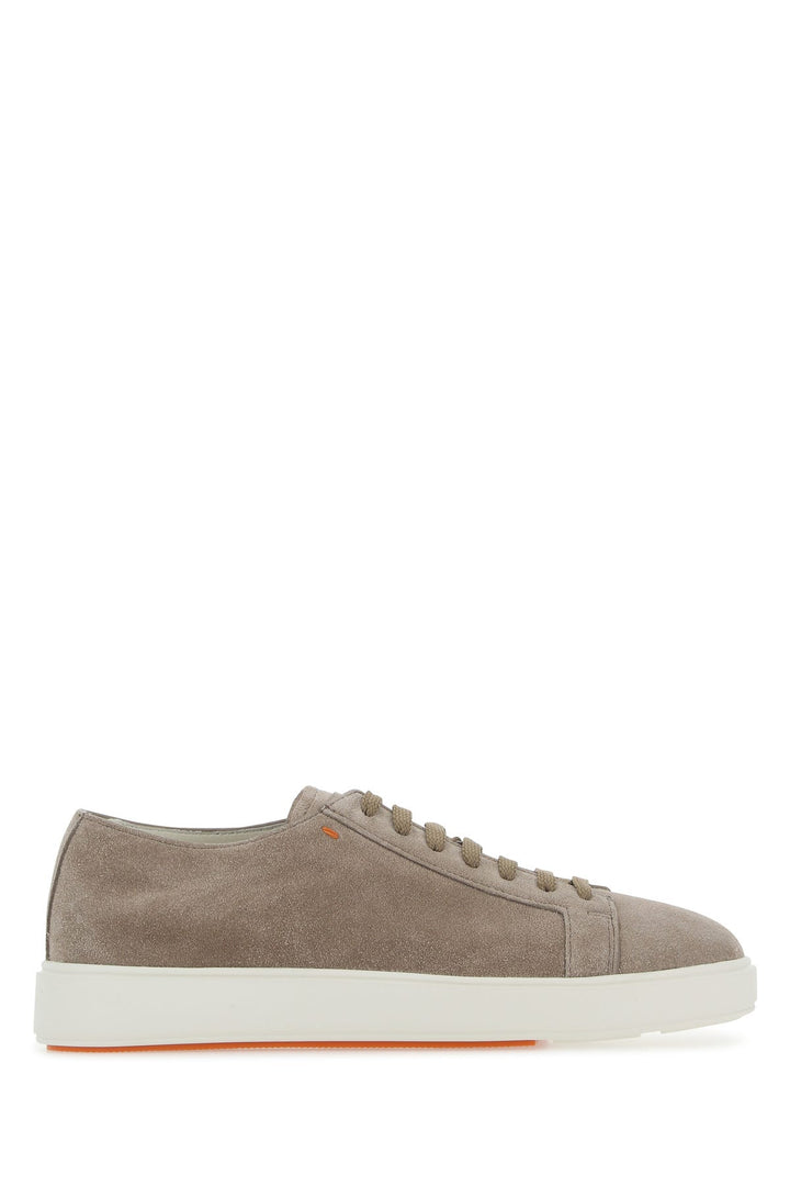 Dove grey suede sneakers