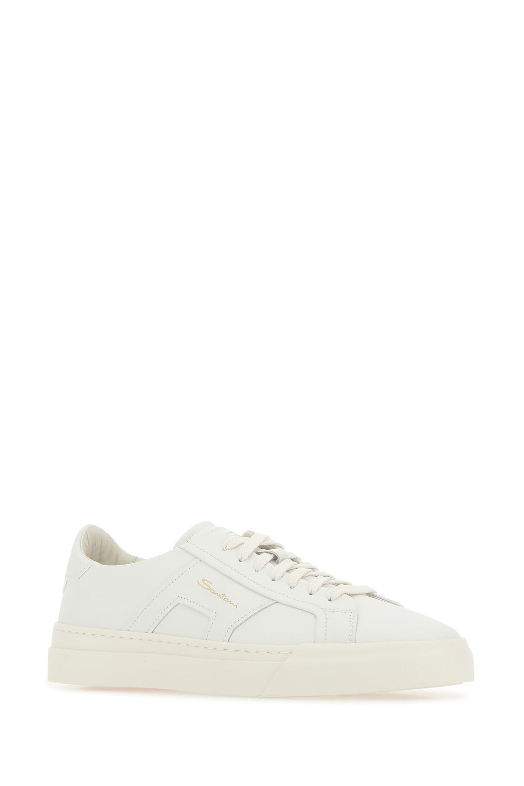 White leather sneakers