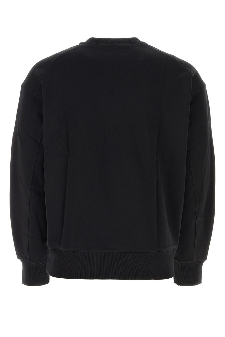 Black cotton sweatshirt