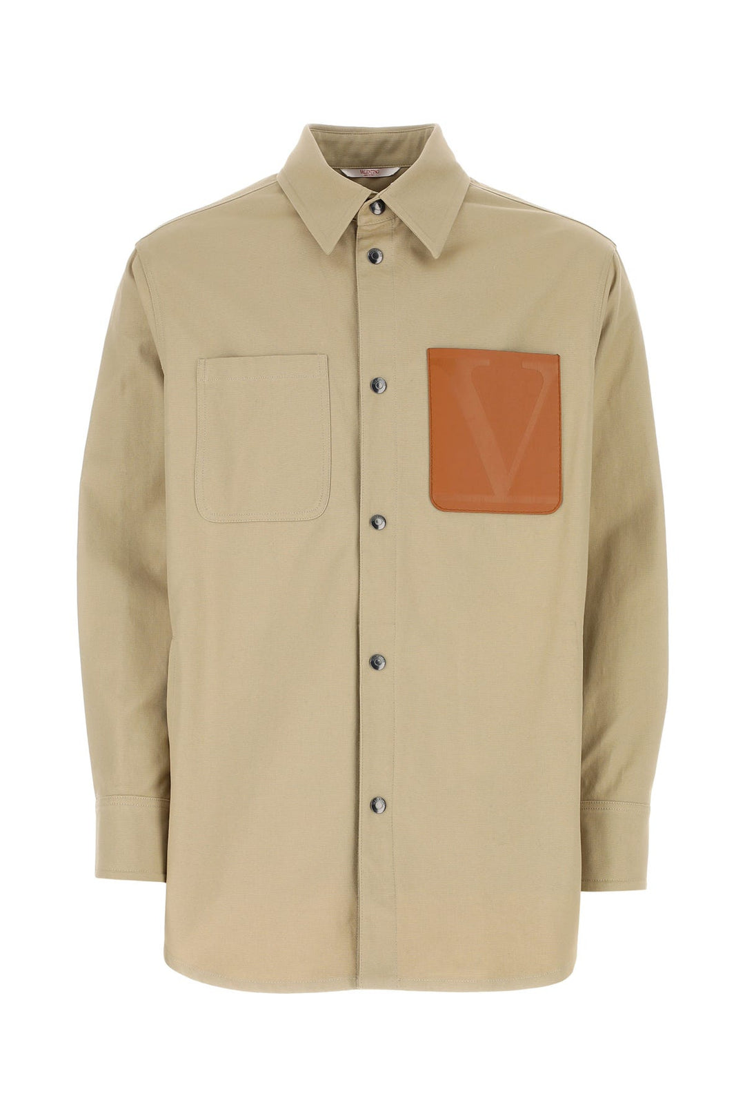 Beige cotton shirt