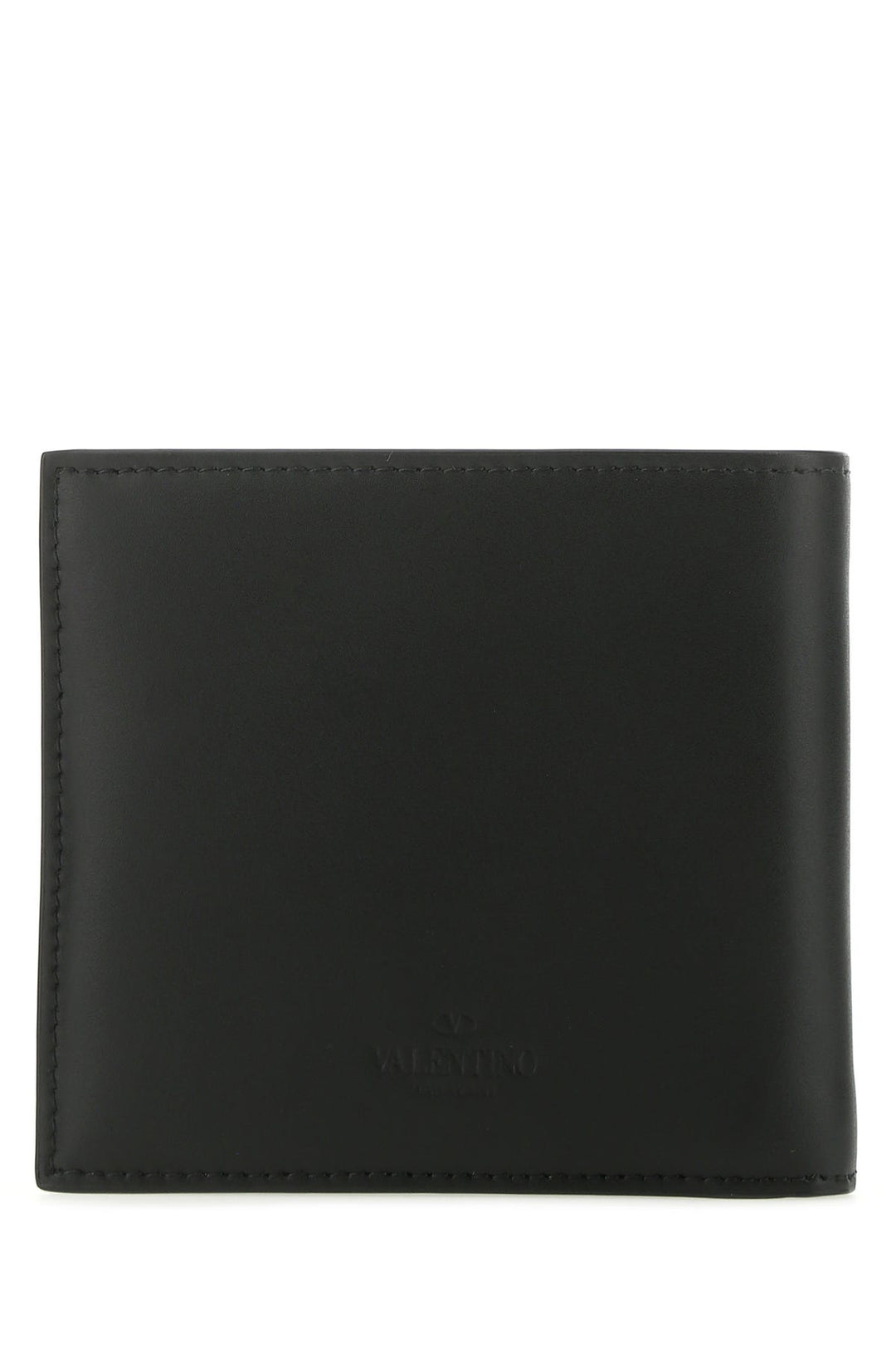 Black leather VLTN wallet