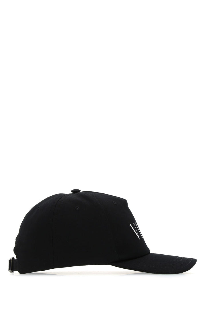 Black cotton baseball cap