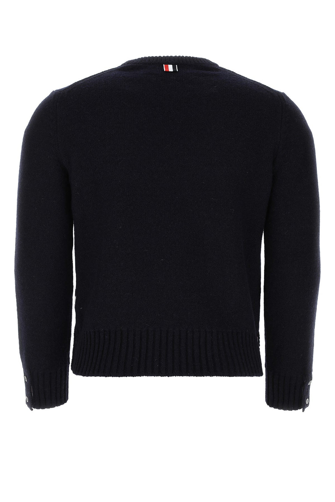 Navy blue wool blend sweater