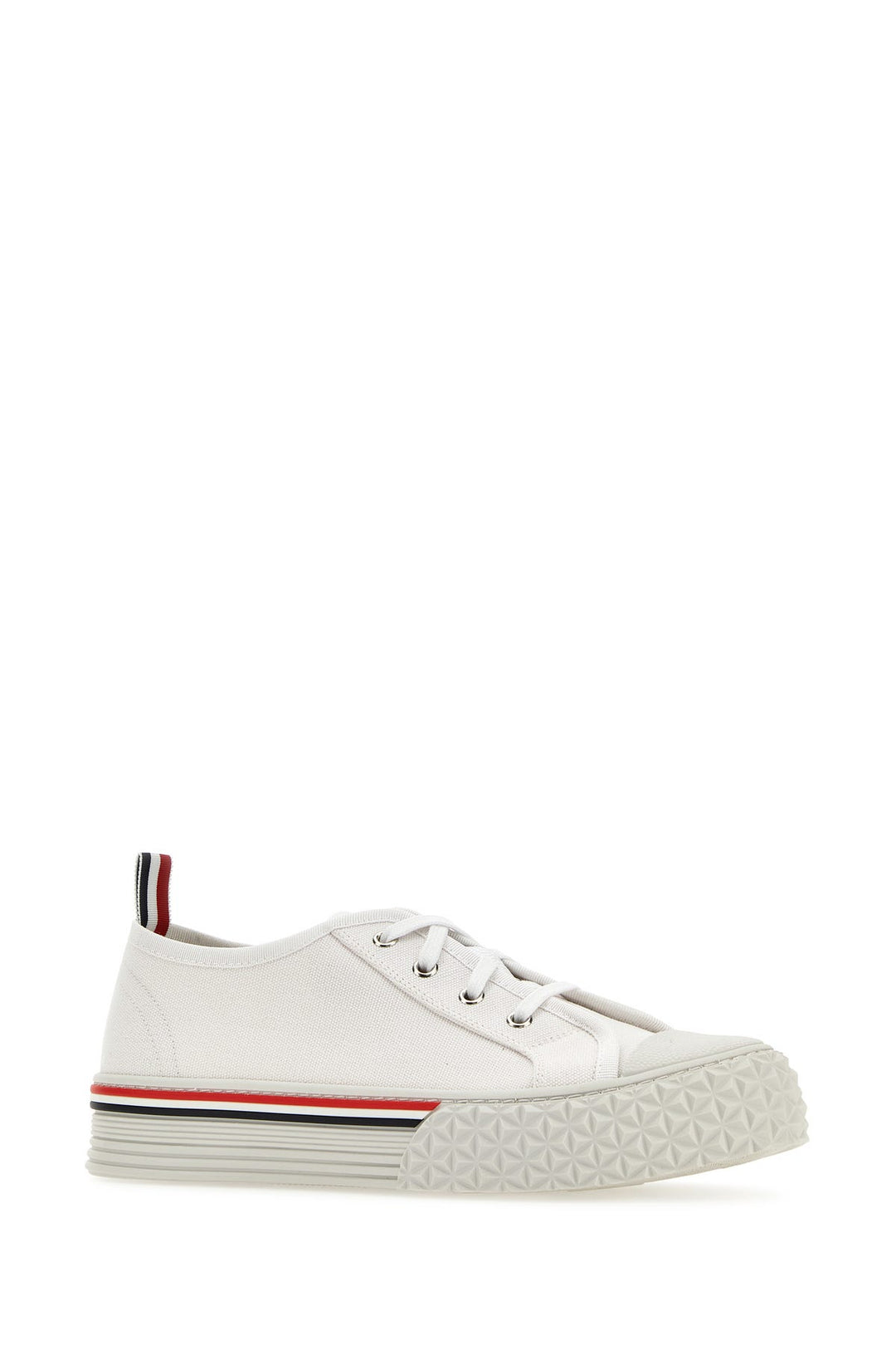 White canvas Collegiate sneakers